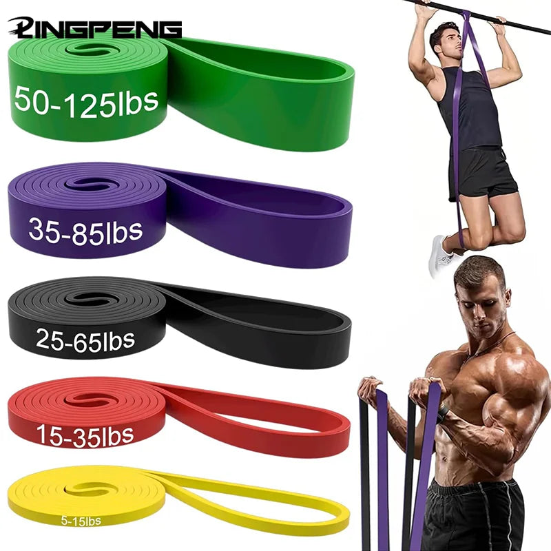 Resistance Band Heavy Duty Latex Sports Elastic Belt Pull up Assist Bands for Pilates Workout Out Fitness Shape Body Home Gym