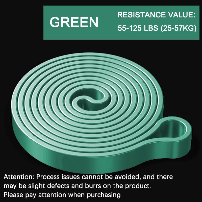 Resistance Band Heavy Duty Latex Sports Elastic Belt Pull up Assist Bands for Pilates Workout Out Fitness Shape Body Home Gym