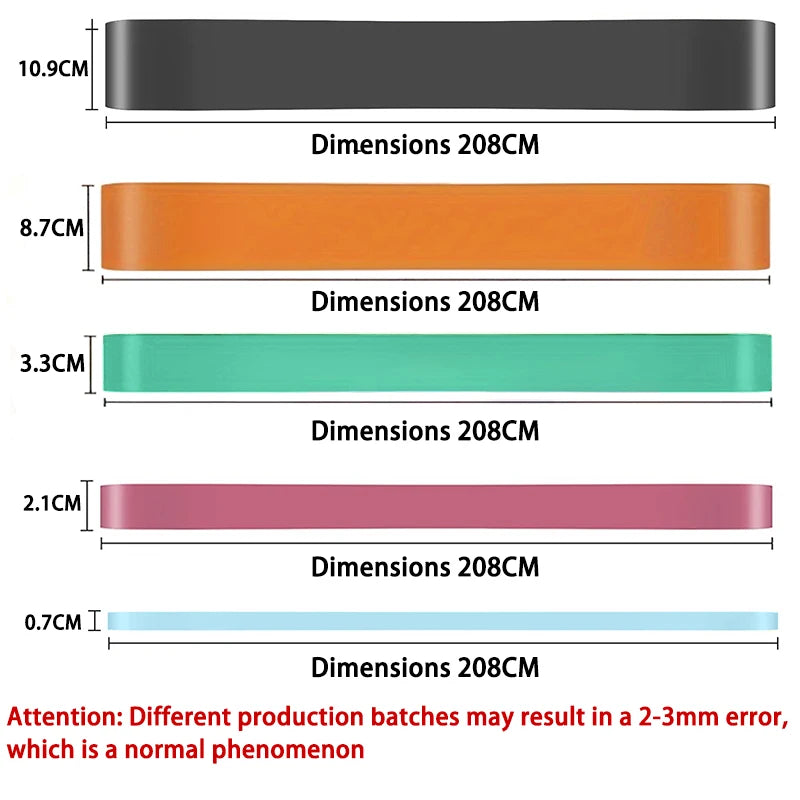 Resistance Band Heavy Duty Latex Sports Elastic Belt Pull up Assist Bands for Pilates Workout Out Fitness Shape Body Home Gym